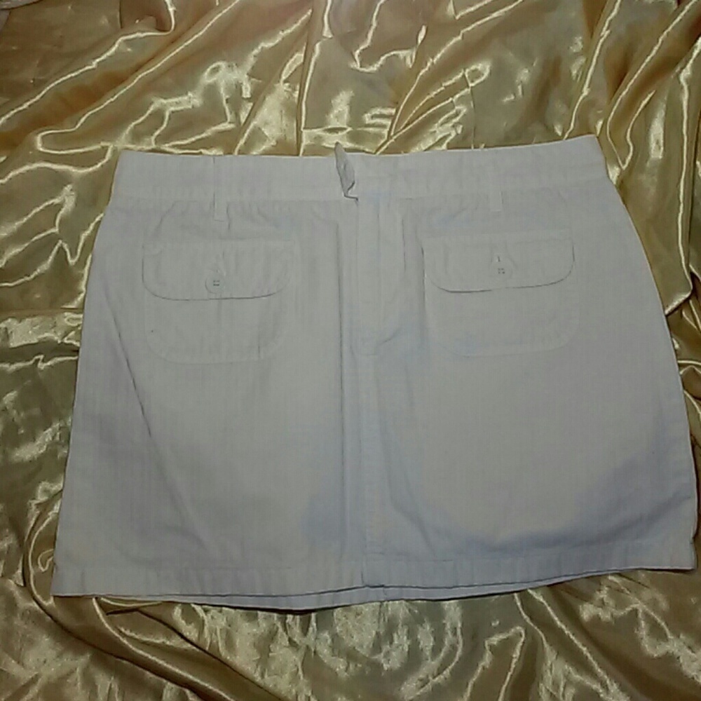 Old Navy White Cotton MiniSkirt